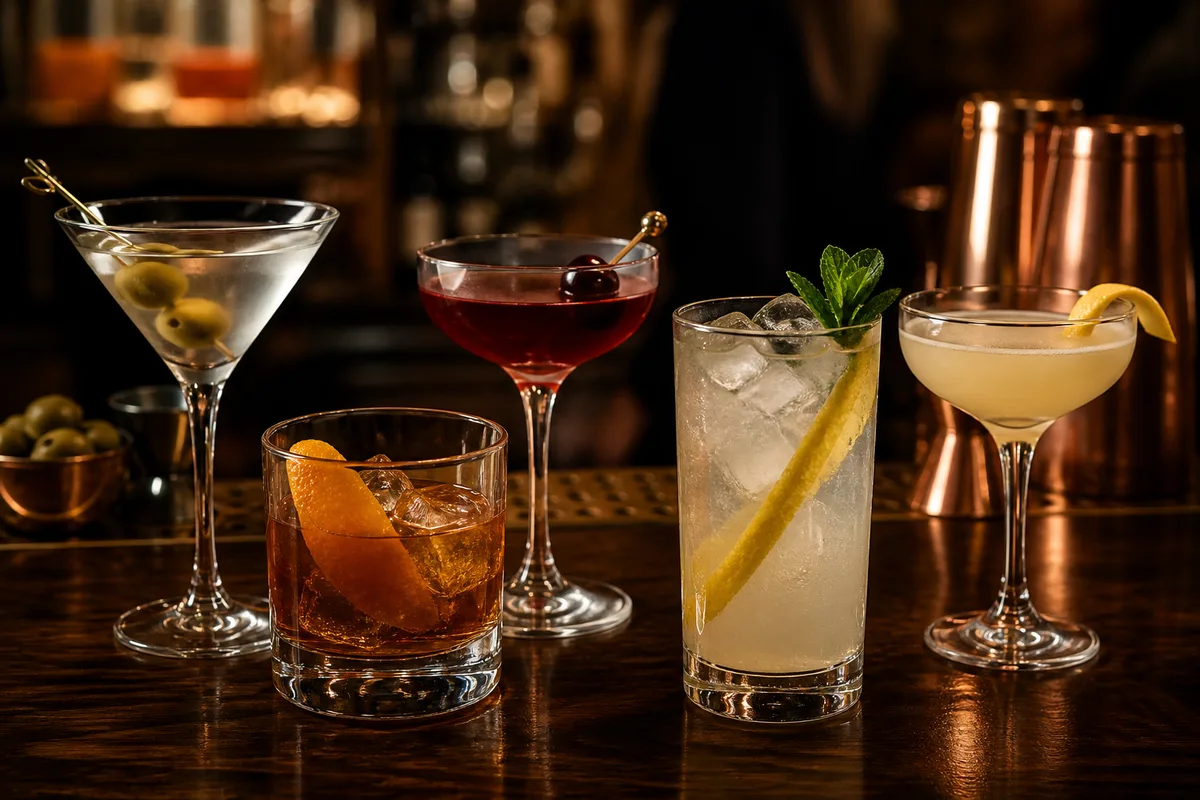 Les cocktails classiques indispensables (et leurs vraies recettes)