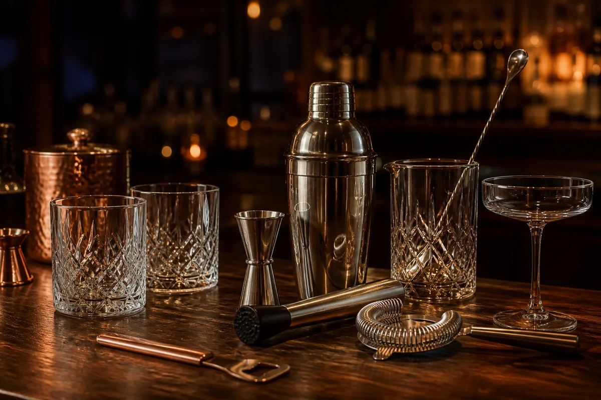 Matériel du barman : le kit de départ à la maison